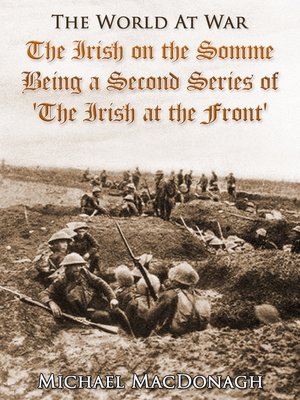cover image of The Irish on the Somme